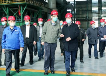 葛副省長到河鋼宣鋼調研宣傳